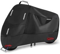 Abdeckplane UV-Beständiges, Motorradabdeckung wasserdichte Outdoor&Indoor Roller Plane, Motorradplane Motor Moped Motorroller Fahrräder Scooter Abdeckung(C,M)