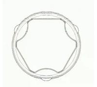 Abdeckung der Antriebswelle 24862 SPIDAN für AUDI SEAT VW