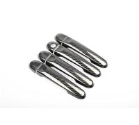 Abdeckung für Autotürgriff Türgriffabdeckungen Aus Kohlefaser-Chrom Für Nissan Für Note E12 2013-2019 - Zierleisten Und Styling-Zubehör(Style 2)