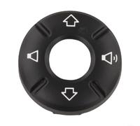 Abdeckung für Lautstärkeregler, 1 Lenkrad-Lautstärkenschalter-Tastenabdeckung für BMW, Mini, Cooper F54, F55, F56, F57, F60 2014-2021, schwarzer Kunststoff-Innenverkleidung Zubehör (A)