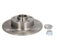 ABE Elektrotechnik GmbH Bremsscheibe ABE C4R027ABE für RENAULT hinten, voll, 1 Stück