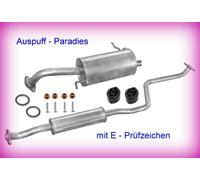 Abgasanlage ab Kat. Auspuff für Mazda 323 F VI 1.5 16V Schrägheck (BJ) +Anbaukit
