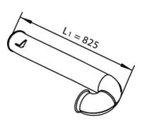 Abgasrohr DINEX 21632