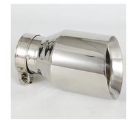 Abgasschlauch 1 Stück Edelstahl Universal Auspuffrohr Schalldämpferrohr Für Einlass (63 Mm) Auslass (89 Mm) Autozubehör Abgasrohrleitungen(IN 51MM OUT 101MM)