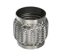 Abgasschlauch 51mm 58mm 65mm 76mm Edelstahl Auto Schalldämpfer Auspuff Flexible Rohr Schlauch Universalgelenk(65x48x100mm)