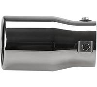 Abgasschlauch Auto Schalldämpfer Robuster Verschleiß 2,5 "Inlet Universal Auspuff Spitze Heckrohr Edelstahl Chrom End Rohre(2pcs)