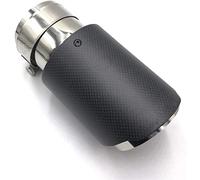 Abgasschlauch Auto Tailpipe 1. Stck Kohlefaserauspuff Endspitzen Universal Auspuff Schalldämpfer Rohr(57 in 114 Out)