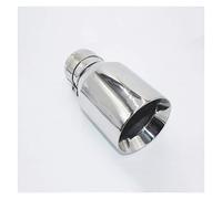 Abgasschlauch Auto Tailpipe 1.Stck Universalauto Auspuff Schalldämpfer-Spitze Edelstahl Rohr Chrom Trim Modifizierte Schwanz Hals Liner(54mm in 101mm Out)
