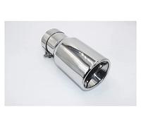 Abgasschlauch Auto Tailrohr 1 Stück Universal Auspuff Schalldämpfer Spitze Edelstahl Pipeexhaust Rohr(60 Inlet 101 Outlet)