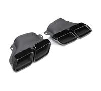 Abgasschlauch Für Benz C63 W205 C200 C300 C180 C260 2015 2016 2017 2018 Auspuffrohr Auspuff Spitze Schalldämpfer Tipps Quad Endrohr Düse(Black A)