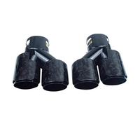 Abgasschlauch Für BMW G23 M440i G20 G21 M340i G42 M240i 2021 2022 2023 4 Outlet Auspuffspitze Auspuff Endrohr Auspuffrohr(Carbon Fiber 2)