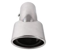 Abgasschlauch Für Civic 2016 2017 Auto Pieprohr 1 Stück Hintere Auspuff Schalldämpfer Ende Rohr Ausgangstipps(1pc Silver)