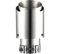 Abgasschlauch Universal Auto Schalldämpfer Edelstahl Tip System Gerade Dekoration Auspuffrohr Endrohre(51mm-101mm)