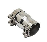 Abgasschlauch Universal Edelstahl Reduzierstück Adapter Auto Motorrad Auspuffrohr Schalldämpfer Pipeline Geschweißtes Rohr 54 Mm Bis 77 Mm Verschiedene Größe Abgasrohrleitungen(I.D 77MM-77MM)