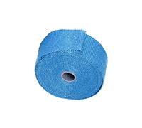 Abgasschlauch-Wärmeisolierband Fiberglas Blau 50mm breit 5 Meter lang hitzebeständig