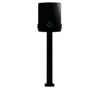 ABL Montagesäule POLE Slim 100000237 | Stele für 2 Wallboxen eM4 Twin | Stahl | 1469x395x210 mm | RAL 9011 Schwarz