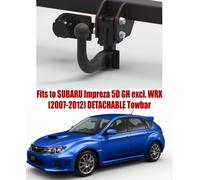 Abnehmbare Abschleppstange für Subaru Impreza 5D Gh (2007-2012) & 7 Pin Set -