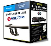 Abnehmbare Anhängerkupplung für ALFA ROMEO 159 Sportwagon 06- Typ 939 Westfalia