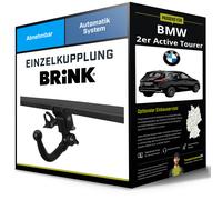 Brink Anhängerkupplung abnehmbar Kugelstange von unten gesteckt - BMW X1