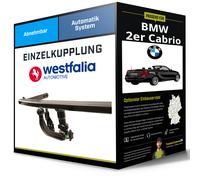 Westfalia Anhängerkupplung abnehmbar Kugelstange von unten gesteckt - BMW 1