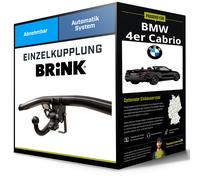 Brink Anhängerkupplung abnehmbar Kugelstange von schräg unten gesteckt - BMW 4 Cabriolet