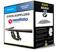 Westfalia Anhängerkupplung abnehmbar Kugelstange von unten gesteckt - BMW X5