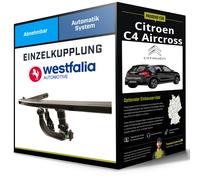 Westfalia Anhängerkupplung abnehmbar Kugelstange von unten gesteckt - MITSUBISHI ASX