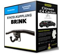 Brink Anhängerkupplung abnehmbar Kugelstange von schräg unten gesteckt - CITROËN C4 CACTUS