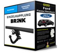 Brink Anhängerkupplung abnehmbar Kugelstange von unten gesteckt - FORD FIESTA VI