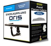 Oris Anhängerkupplung abnehmbar Kugelstange von unten gesteckt - FORD FOCUS II Cabriolet