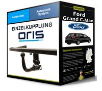 Oris Anhängerkupplung abnehmbar Kugelstange von unten gesteckt - FORD FOCUS II Cabriolet