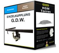 Abnehmbare Anhängerkupplung für SSANGYONG Torres SUV 22- Typ J100 G.D.W. NEU