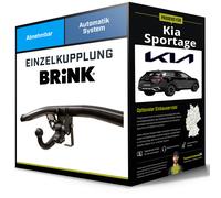 Brink Anhängerkupplung abnehmbar Kugelstange von schräg unten gesteckt - HYUNDAI TUCSON