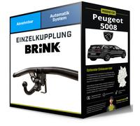 Brink Anhängerkupplung abnehmbar Kugelstange von schräg unten gesteckt - PEUGEOT 5008 II