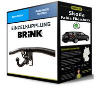 Brink Anhängerkupplung abnehmbar Kugelstange von schräg unten gesteckt - SKODA FABIA III
