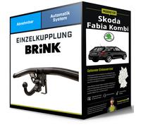 Brink Anhängerkupplung abnehmbar Kugelstange von schräg unten gesteckt - SKODA FABIA III