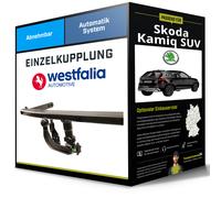 Westfalia Anhängerkupplung abnehmbar Kugelstange von unten gesteckt - SKODA KAMIQ