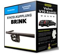 Brink Anhängerkupplung abnehmbar Kugelstange von hinten gesteckt - VOLVO V70 II