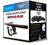 AUTO-HAK Anhängerkupplung abnehmbar Kugelstange von unten gesteckt - VW T-ROC