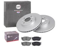 ABS BREMSSCHEIBEN 256mm + BELÄGE VORNE passend für KIA RIO JB 2