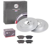 ABS BREMSSCHEIBEN 259mm + BELÄGE HINTEN passend für TREZIA