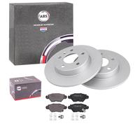 ABS BREMSSCHEIBEN 264mm + BELÄGE HINTEN passend für OPEL ASTRA G + ZAFIRA A