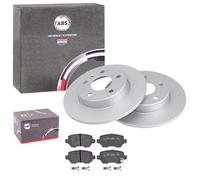 ABS BREMSSCHEIBEN 264mm + BELÄGE HINTEN passend für OPEL ASTRA G + ZAFIRA A