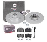 ABS BREMSSCHEIBEN 274mm + BELÄGE HINTEN passend für RENAULT GRAND / SCENIC 3