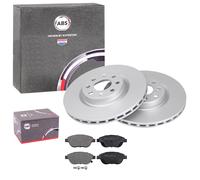 ABS BREMSSCHEIBEN 284mm + BELÄGE VORNE passend für OPEL CORSA D