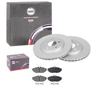 ABS BREMSSCHEIBEN 288mm + BELÄGE HINTEN passend für JAGUAR S-TYPE + XJ