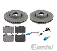 ABS BREMSSCHEIBEN 342mm + BELÄGE VORNE passend für MERCEDES GLC X253 C253