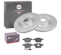 ABS BREMSSCHEIBEN 345mm+ BELÄGE VORNE passend für VW GOLF 6 GTI R AUDI A3 S3