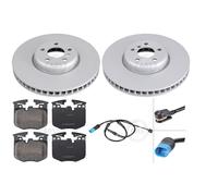 ABS BREMSSCHEIBEN 348mm + BELÄGE VORNE passend für BMW X5 X6 X7 G05 G06 G07