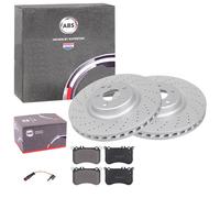 ABS BREMSSCHEIBEN 360mm + BELÄGE VORNE passend für MERCEDES R172 SLK SLC AMG
